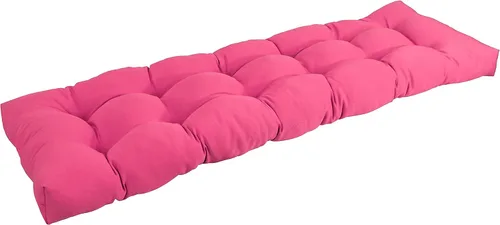 Vista 20 de Blazing Needles Cojín de banco de sarga copetudo, 46 x 19 pulgadas, azul aguamarina