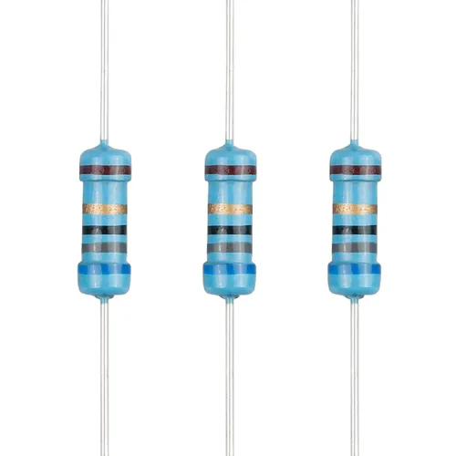 Vista 33 de 100 resistencias de 2.4 ohmios 1/2 W (0.5 vatios) ±1% tolerancia de película metálica, resistencia de valores múltiples opcional