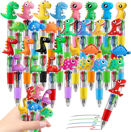 Vista 9 de CZWZ 8 piezas de bolígrafos de cuentas navideños, bolígrafos de plástico con cuentas y cuentas de silicona multicolor, bolígrafos navideños