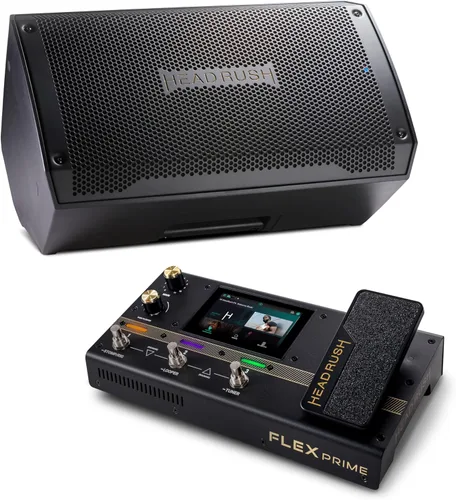 HeadRush Prime y FRFR108 MK2 - Pedal de efectos múltiples para guitarra y voz y procesador de modelado de amplificador, y amplificador de guitarra
