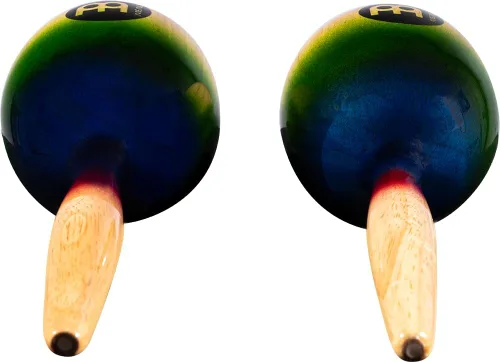 Vista 4 de Meinl Percussion MWM1MC Maracas ovaladas de madera tradicional