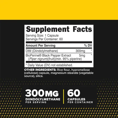 Vista 2 de Primaforce Suplemento DIM (diindolilmetano) 300 mg, 60 cápsulas vegetarianas