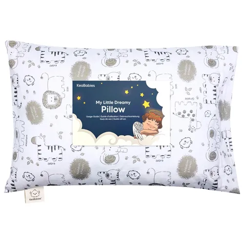 Vista 16 de Almohada para niños pequeños con funda - 13 x 18 pulgadas My Little Dreamy Almohada de viaje para niños pequeños para dormir, funda de almohada