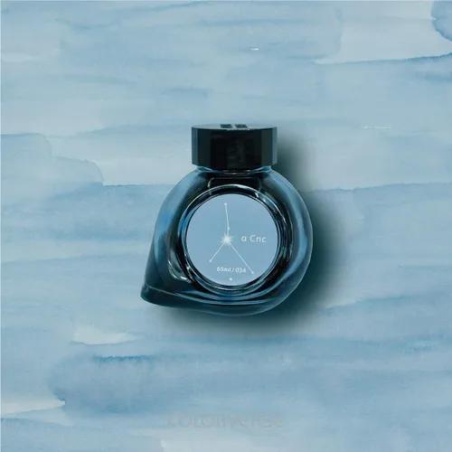 Vista 3 de Colorverse Blue Fountain Pen Ink Bottle α CNC 65ml Dye-Based Project Series