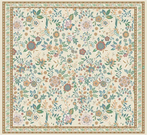 Vista 8 de Almohadillas lavables para orina para perros, paquete de 2 almohadillas reutilizables súper absorbentes para cachorros con patrones de flores Verde