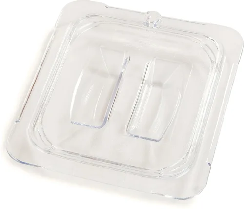 Vista 13 de Carlisle FoodService Products Storplus - Tapa universal para sartén de alimentos de tamaño 1/6 con mango moldeado para catering, bufés
