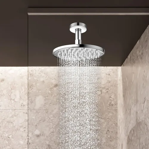 Vista 7 de Brazo de ducha de extensión montado en celda (se vende con brida de brazo de ducha) Reemplazo para D U4996 de 3 pulgadas, cromado