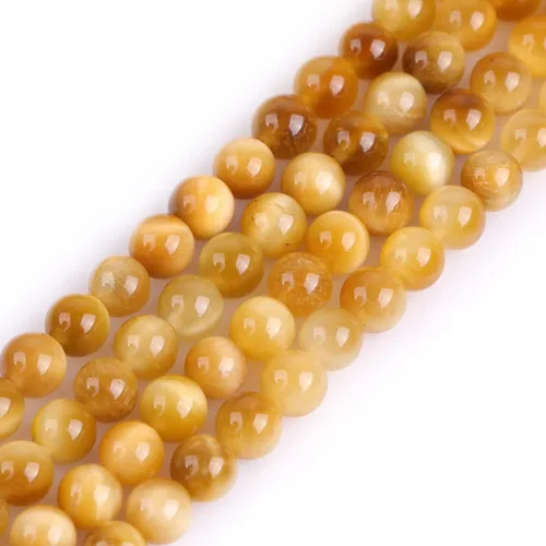 Vista 75 de GEM-Inside Cuentas sueltas de gemas de ojo de tigre azul lapislázuli de 8mm (0.31 pulgadas) color teñido redondas de cristal energético