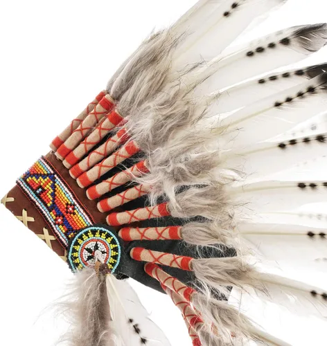 Vista 3 de Novum Crafts Tocado de plumas Inspirado en indios nativos americanos Elige