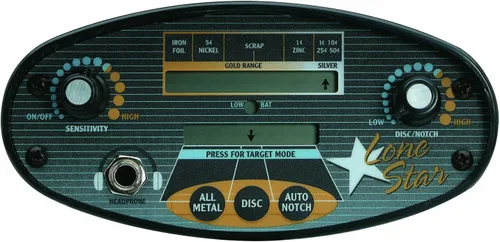 Vista 2 de Bounty Hunter Detector de metales de estrella solitaria