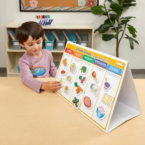 Vista 7 de Excellerations My Healthy Plate Magnet Nutrition and Food Activity Set for Kids Pack of 4