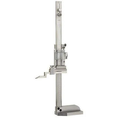 Fowler 52-174-012 Medidor de altura Vernier de acero inoxidable, medición máxima de 12 pulgadas, graduación de 0.001 pulgadas, plata