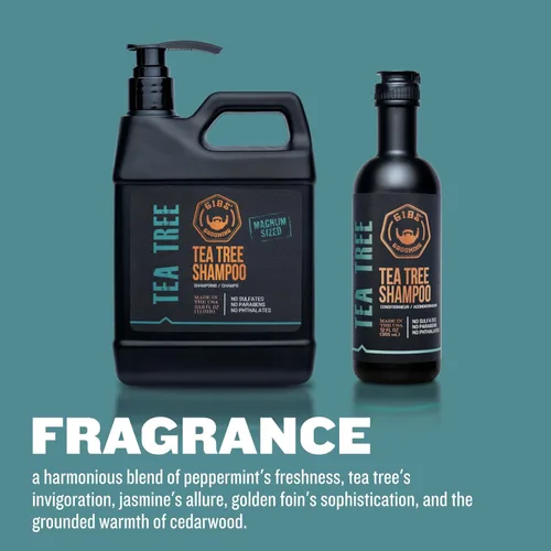 Vista 5 de GIBS Grooming Tea Tree Shampoo - Sulfate and Paraben Free