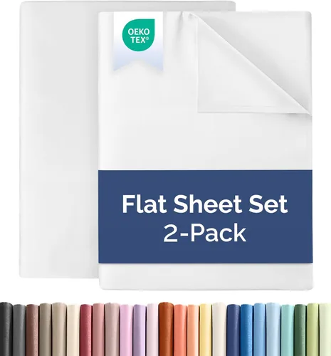 Vista 21 de Sábana encimera de bolsillo profundo, más suave que el algodón egipcio, 1 sábana encimera para colchón tamaño Queen