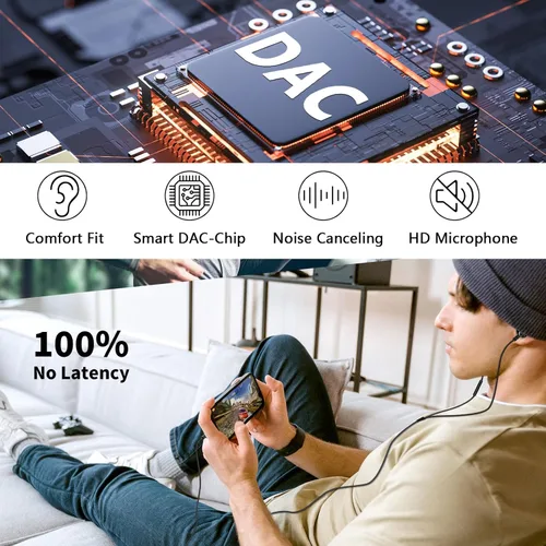 Vista 3 de ACAGET - Auriculares tipo C para iPhone 17 16 Pro Max con cable magnético