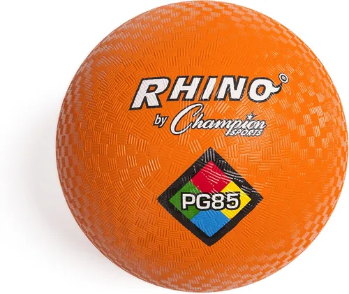 Vista 9 de Champion Sports Playground Balls – Single Balls & Sets, Multiple Colors, Durable Nylon-Wound Construction for Kickball & Indoor/Outdoor Play