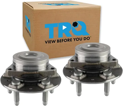 Vista 121 de TRQ Juego de 2 rodamientos de rueda delantera y conjunto de cubo compatible con Tesla 3 2020 Y 2018-2019