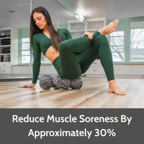 Vista 4 de Rollga Rodillo de espuma LITE - Rodillo de espuma de alta densidad para alivio del dolor de espalda, masaje profundo de tejidos y recuperación