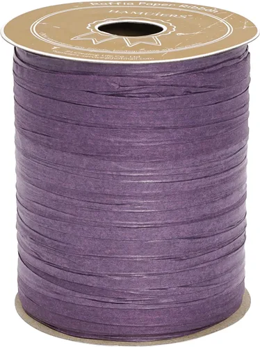 Vista 12 de Cinta de rafia para envolver regalos, cordel de papel de embalaje, hilo de rafia para ganchillo - 1/4 pulgadas de ancho, 100 yardas, azul bebé