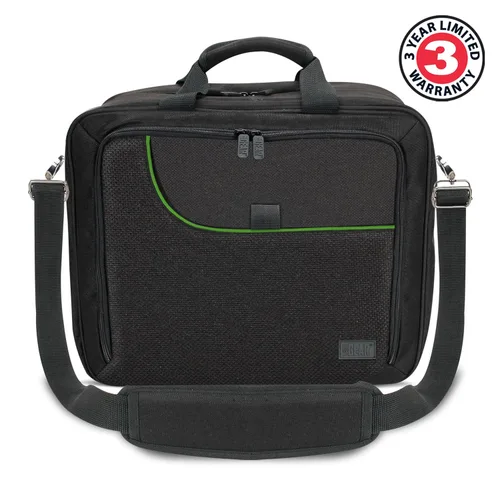 Vista 4 de USA GEAR Console Carrying Case - Xbox Travel Bag Compatible with Xbox One and Xbox 360 with Water Resistant Exterior and Accessory Storage for Xbox