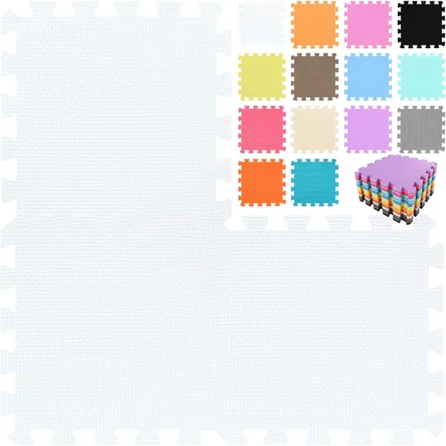 Vista 14 de qqpp Alfombrillas de Goma EVA de 18 Piezas de Espuma Entrelazadas tipo Rompecabezas para Suelo - Alfombra de Juego para Bebé para Jugar Esterilla