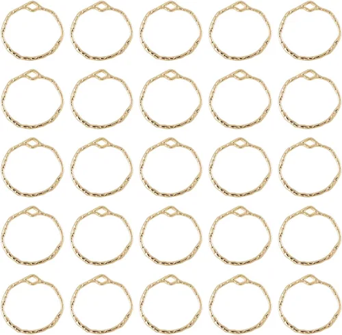 Vista 14 de Colgantes de bisel de espalda abierta con corazón de aleación, aleación, No es una piedra preciosa