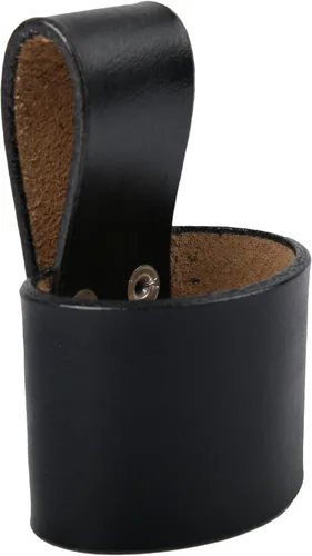 Vista 7 de Hulara Handmade Genuine Leather Axe Holster with Belt Loop Hammer Holder for Tool Belt Hammer Holster Axe Hatchet Sheath Viking Axe Small Hammer