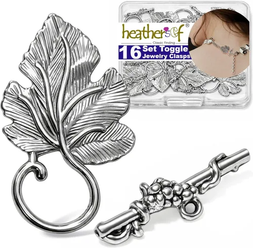 Vista 9 de Heather's cf Cierres de joyería – Calidad duradera, cierre de latón liso antiguo para collares, pulseras y dijes, ideal para bricolaje y fabricación