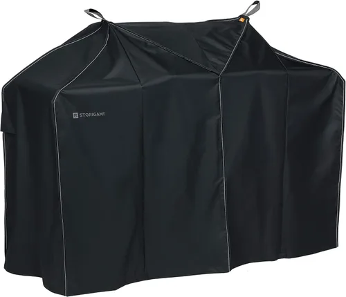 Vista 14 de Classic Accessories Storigami - Cubierta para parrilla de barbacoa de 58 pulgadas, fácil de plegar, resistente al agua, color marrón cabra