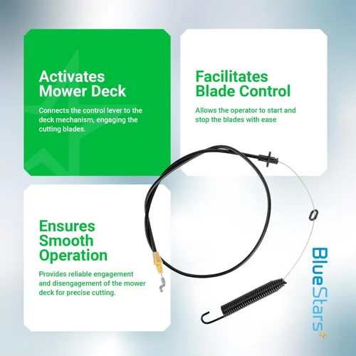 Vista 7 de BlueStars 946-04173E 746-04173E - Cable de compromiso de cubierta para MTD Troy Bilt 746-04173 746-04173B 946-04173 746-04173C MTD 700 Series
