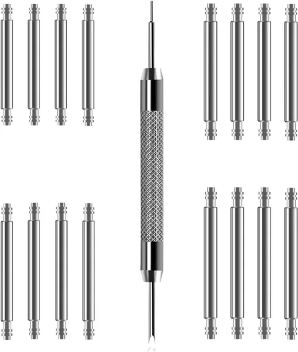 Vellsar Watch Band Pins Tool Kit, 12-26mm Heavy Duty Watch Spring Bars with Removal Tool