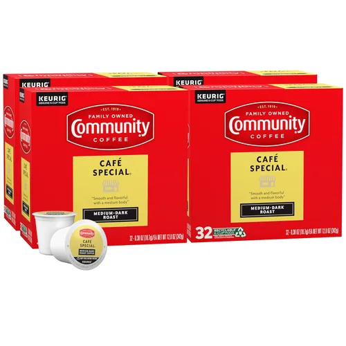 Vista 30 de Community Coffee 100% Colombia - Cápsulas de café de tostado medio oscuro, 12 unidades, compatibles con cafeteras Keurig 2.0 K-Cup, caja de 12