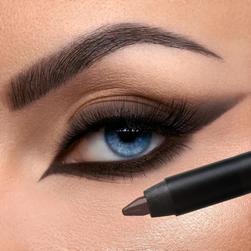 K7L Lápiz delineador de ojos marrón, de larga duración, impermeable, a prueba de manchas