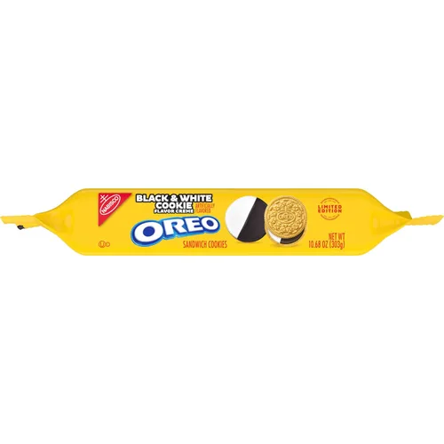 Vista 16 de OREO Galletas de sándwich de crema de galletas blancas y negras, edición limitada, 10.68 onzas