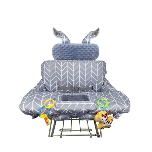 Vista 54 de Funda para carrito de compras para bebé de algodón, lavable a máquina para bebés, niños pequeños, niños o niñas, grandes (lindas)
