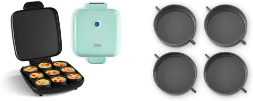 DASH Sous Vide Style - Máquina para picar huevos de tamaño familiar, color aguamarina y DBBM900UP1 Deluxe Sous Vide Style Family Size Bite Maker de