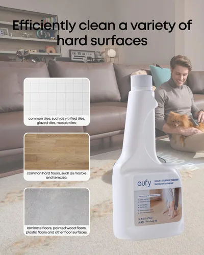 Vista 2 de eufy RoboVac - Solución de limpieza de suelos duros (2 botellas), relación