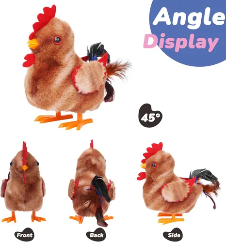 Vista 100 de Hopearl - Juguete de peluche electrónico interactivo de conejo con orejas LED, sonidos y movimientos; camina, se menea e ilumina las orejas, mueve