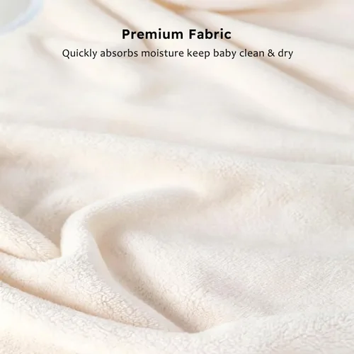 Vista 8 de Baberos para niñas o niños, niños pequeños de 1 a 6 años, impermeables y absorbentes, toalla grande