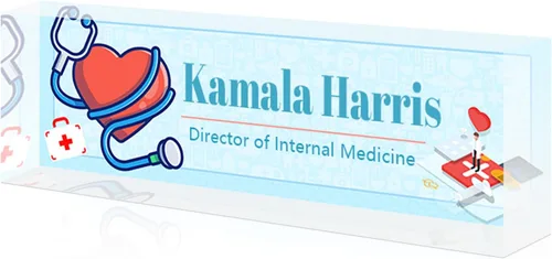 Vista 39 de Desk Name Plate Custom, Acrylic Name Plate, Personalized Name Plates for Office Gifts,Desk Decor,Teacher,Employee Appreciation Gifts