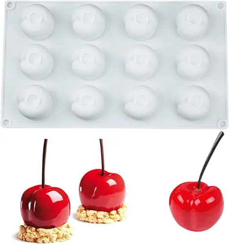 Vista 14 de OCPO KITCHEN Moldes de Silicona con Forma de Plátano 3D para Hornear Pasteles de Mousse, Molde de Horneado de Silicona 3D para Dulces, Pastelería