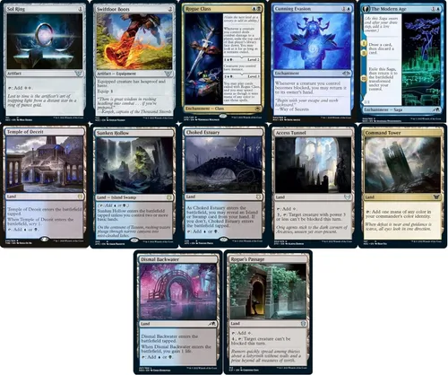 Vista 6 de Commander Dimir Ninja Deck - Azul Negro - Satoru Umezawa - EDH - 100 cartas - Magic The Gathering Deck - Muy fuerte