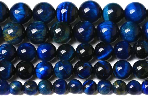 Vista 36 de 88 cuentas de piedra natural africana de piedra de sangre para hacer joyas y pulseras