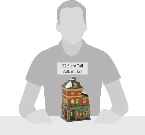 Vista 3 de Departamento 56 Navidad en la Ciudad del Pueblo Murphy's Irish Pub Edificio Iluminado, 8.86 pulgadas, Multicolor