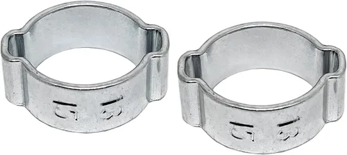 Vista 9 de 20 clips de manguera de oreja ajustables de 0.27 a 0.27 pulgadas, abrazadera de manguera de dos orejas, abrazaderas de manguera de doble oreja