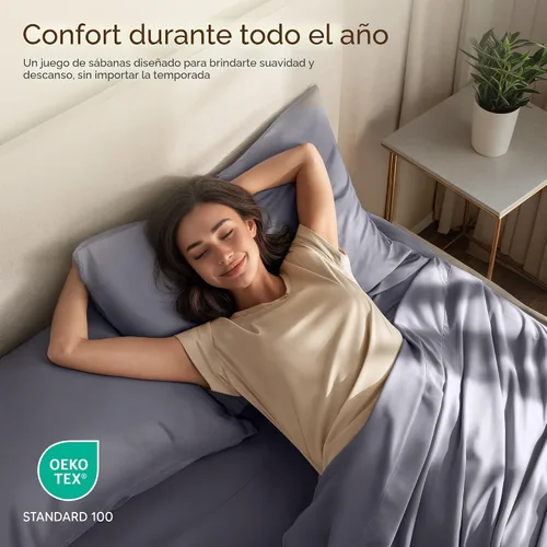 Vista 4 de Utopia Bedding Sábanas individuales XL de 3 piezas, microfibra cepillada, resistente al encogimiento y a la decoloración, fácil cuidado