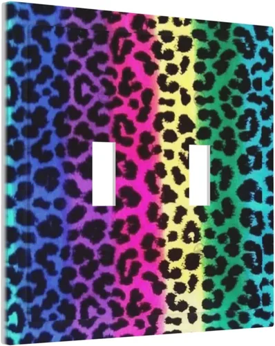 Vista 19 de Placa de Interruptor de Luz Azul de 1 Gang, Placa de Pared Decorativa de Palanca Individual, Cubierta de Placa de Pared de Palanca, Placa Frontal