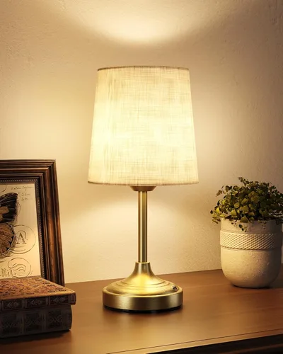 Lámpara de mesa inalámbrica, 8000 mAh, luz ambiental, regulable, control táctil, 2700 K, pequeña, portátil, LED, inalámbrica, recargable, sin cable,