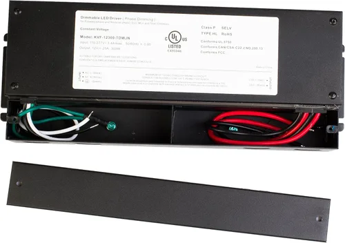 Vista 9 de Transformador de controlador regulable Triac de 12 V, certificación UL, 60 W, voltaje constante, clase 2, 100 V, fuente de alimentación de entrada