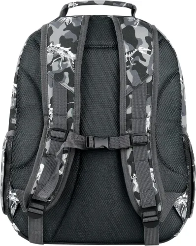 Vista 6 de Choco Mocha Mochila de dinosaurio de 17 pulgadas + bolsa de almuerzo + bolsa para lápices, Choco Mocha Juego de 3 mochilas de dinosaurio de 17